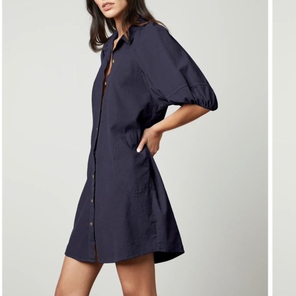 Velvet by Graham  & Spencer Black Kady corduroy dress,  S  CB2296 - Picture 2 of 9